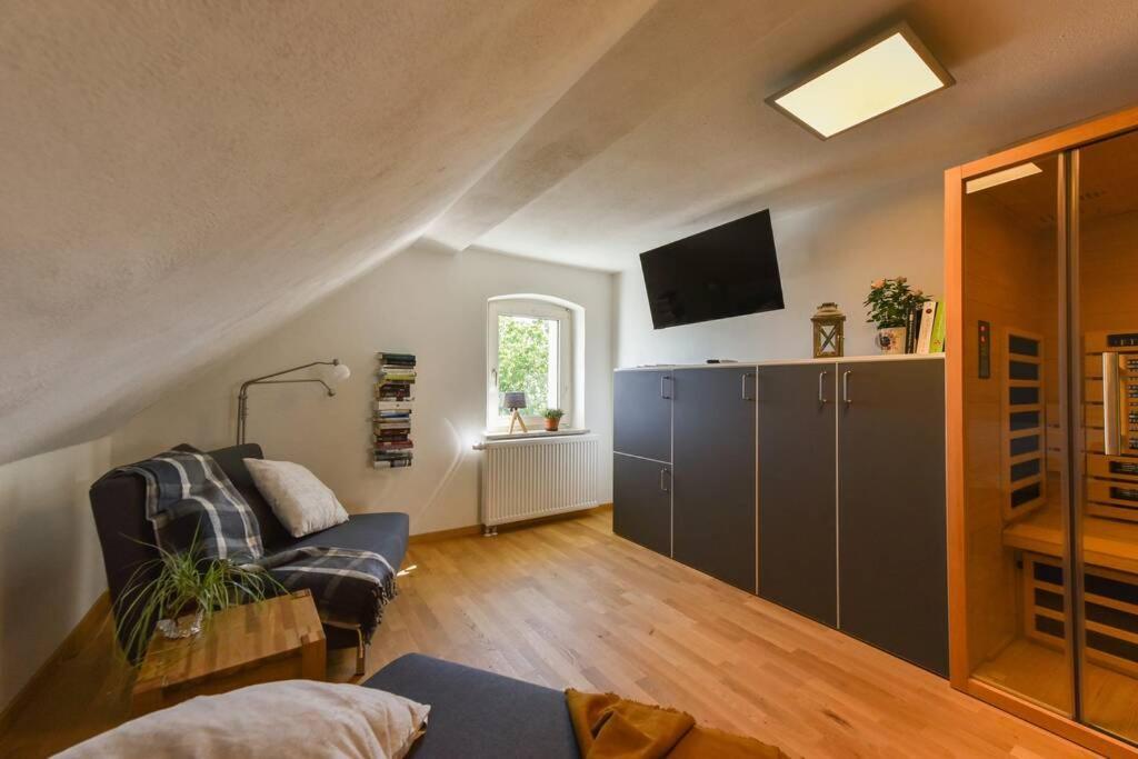 Ferienwohnung Dachgiebeloase Mehlmeisel Exterior foto